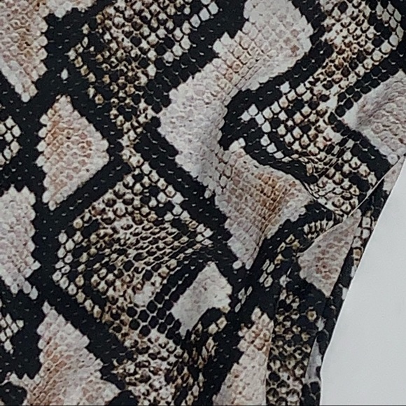 Peddney | Size Small | Snake Print Ties at Side Bikini Swim Bottom NWOT - Picture 6 of 8